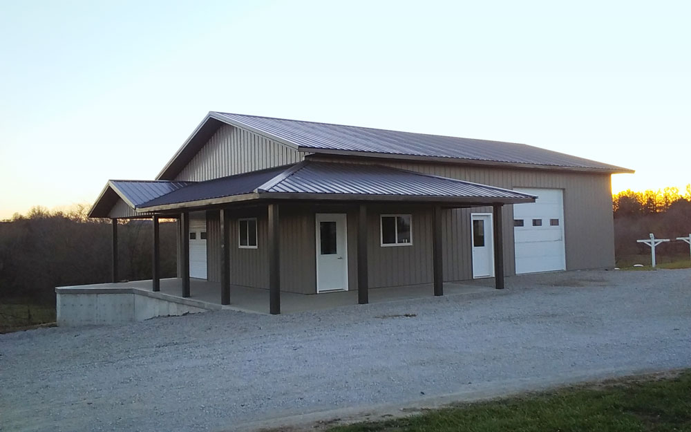 Brown Commercial Building