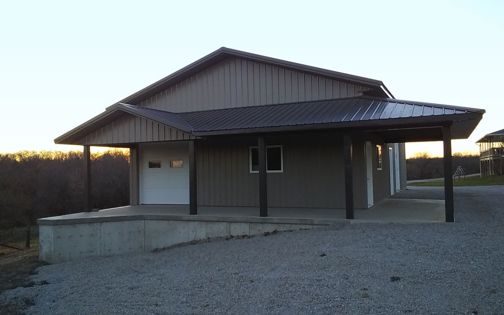 Brown Commercial Building