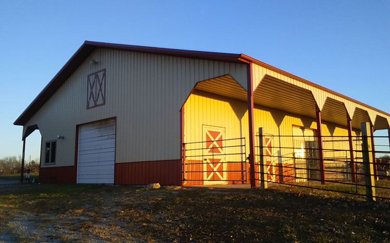 Front Of Barn